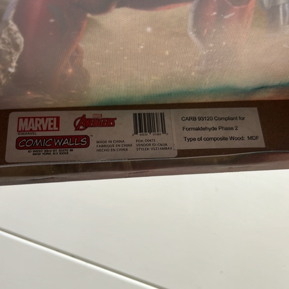 Marvel Avengers Characters Comic Wall Canvas - Picture 3 of 3